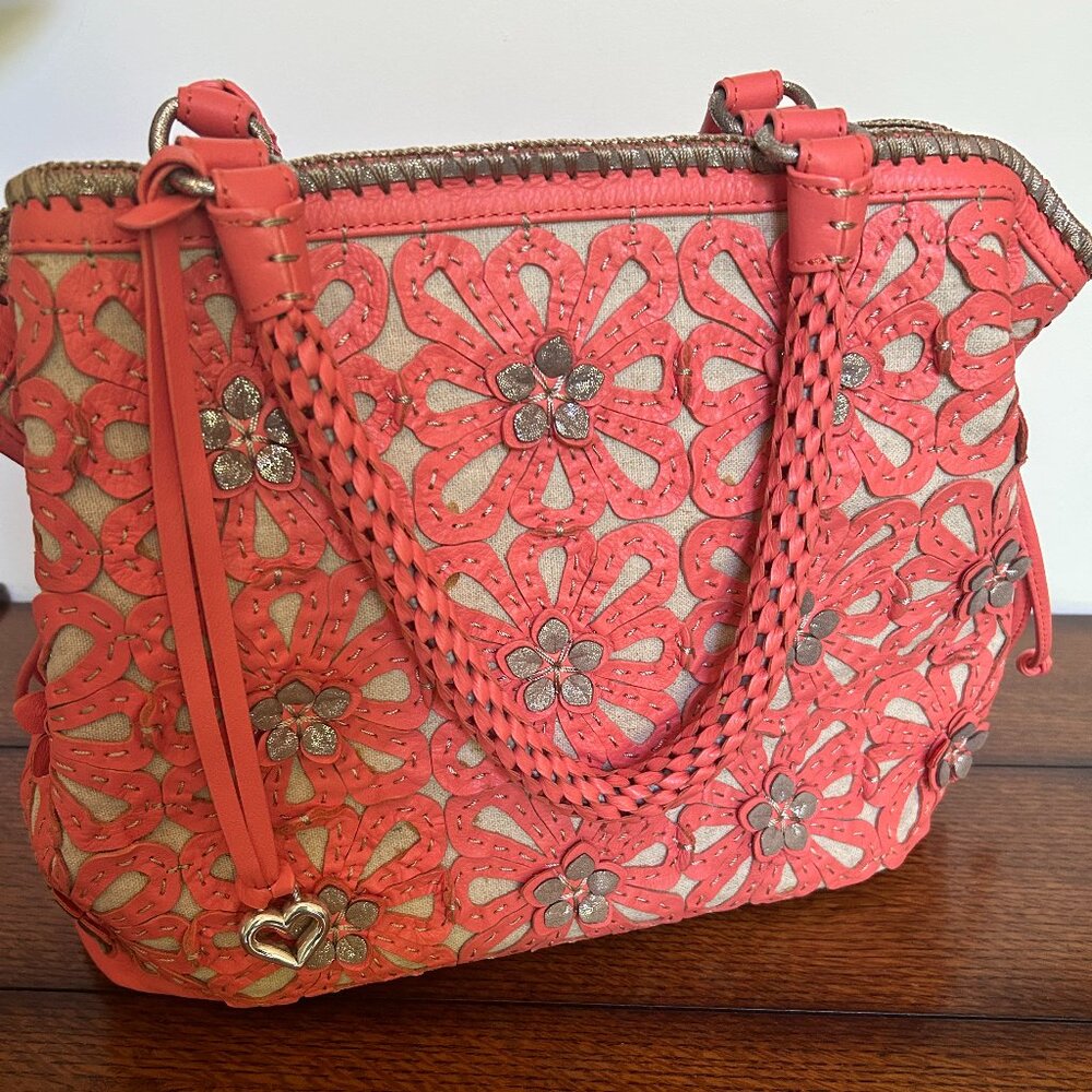 Brighton NWOT Peach Leather Purse